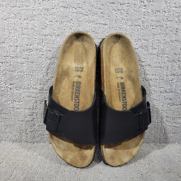 Birkenstock Catalina Unisex Size EU 39 US L8 M6 Black Slip On Slide Sandals - Picture 4 of 10